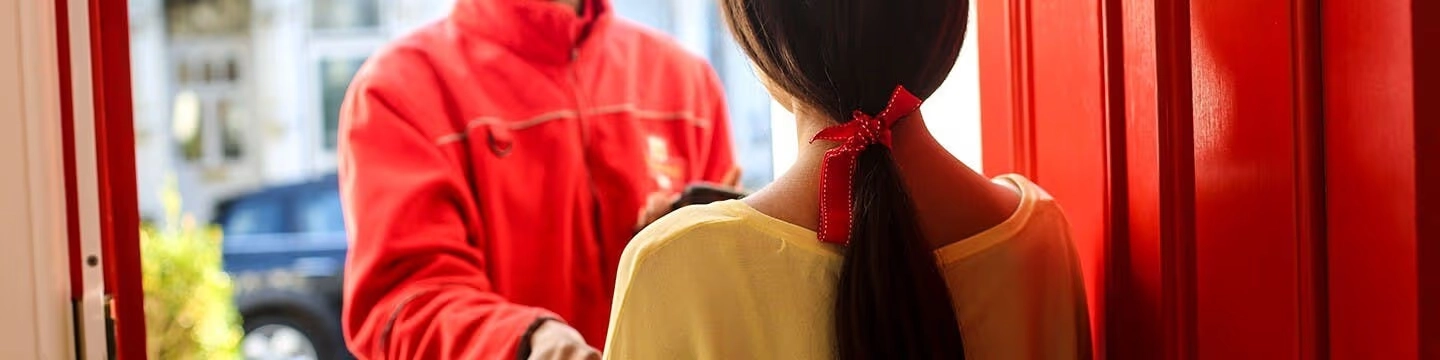 A parcel ready for Envirofone Home Collection